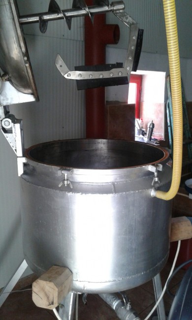 PROIZVODNI POGON-duplikator kazan 150kg džema u turnusu proizvodi